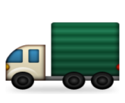 ios emoji articulated lorry