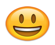 ios emoji smiling face with open mouth