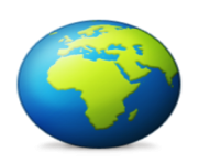ios emoji earth globe europe africa