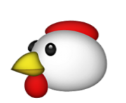 ios emoji chicken