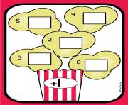 Piece of popcorn clipart