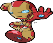 iron man kid cartoon clipart png