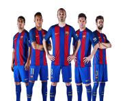 fc barcelona team 2018 png clip art