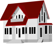 Large House PNG Clip Art2145