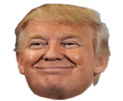 trump smilling face smile png transparent