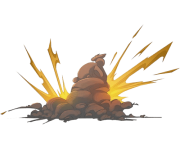 cartoon explosion png transparent