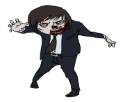 Halloween zombie clipart kid 2