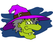 Free clipart of halloween witches 2