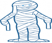 Halloween mummy clipart 5