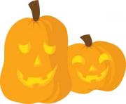 Jack o lantern halloween clipart image clip art two jack