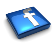 facebook logo glass 3d png hd