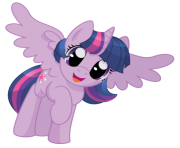 Alicorn Twilight Sparkle by artist spacekitty my little pony png