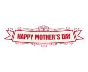 mothers day ribbon badge 2 by vexels