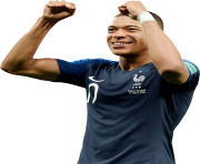 Kylian Mbappe France FFF 2018 World Cup Png