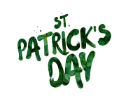 st patrick text png