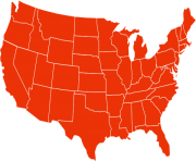 blank gray usa map white lines hi