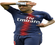 Neymar Blue Red Jersey PSG