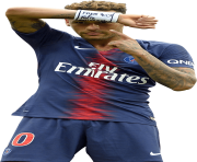 Neymar da Silva Santos with PSG Jersey