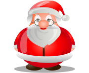 santa claus clip art with glasses