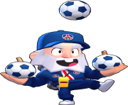 Dynamike Skin PSG Mike Brawl stars png