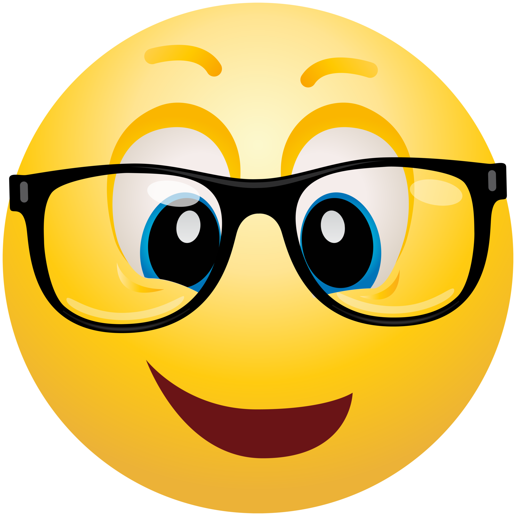 Geek Emoticon Emoji Clipart Info