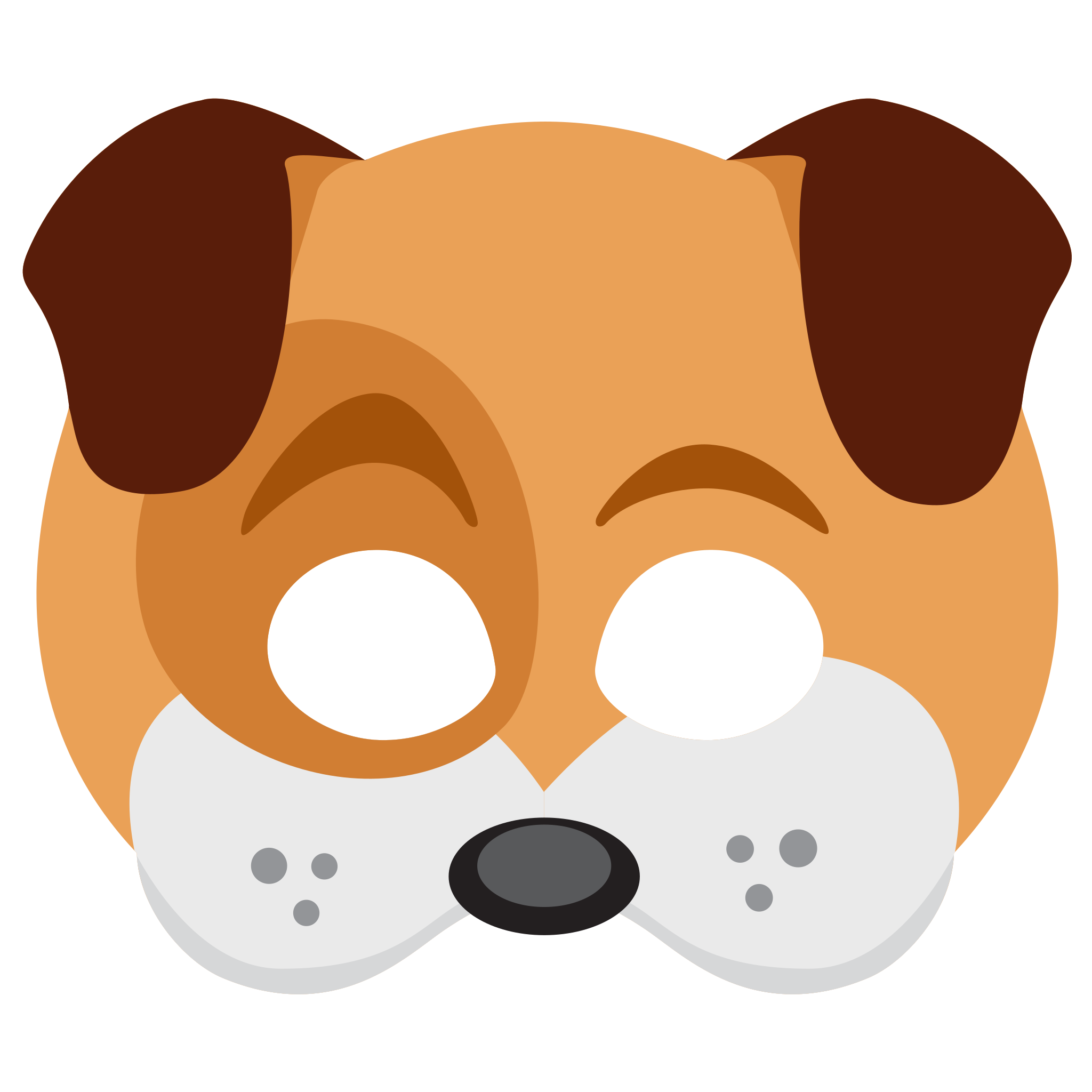 Dog Face Sticker Mask Png Snapchat Messenger