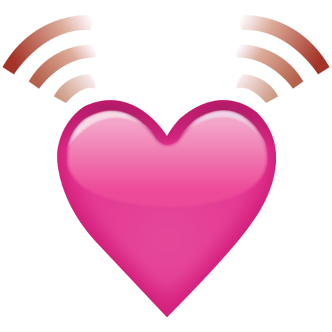 emoji heart pink beating emojis mean clipart icon icons symbol downloads smiley grande