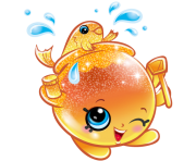 Goldie fishbowl art official shopkins clipart free image