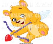 valentine clipart of a cupid teddy bear aiming an arrow by yayayoyo b9n5Ll clipart