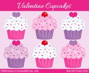 valentine s cupcakes clipart digital clip art by mareetruelove Miwrqx clipart
