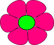 free pink flowers clipart