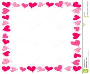 pink hearts border royalty free stock photography image 16886787 UUdjHH clipart