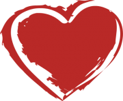 red heart png clipart