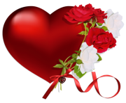 heart with roses png