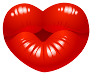 heart png transparent kiss