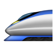 ios emoji high speed train