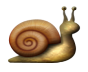 ios emoji snail