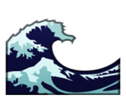 ios emoji water wave