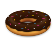ios emoji doughnut