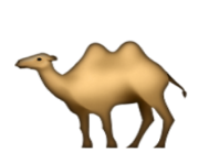 ios emoji bactrian camel