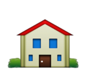 ios emoji house building