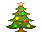 ios emoji christmas tree