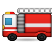 ios emoji fire engine