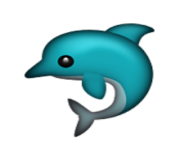 ios emoji dolphin