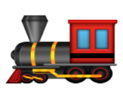 ios emoji steam locomotive