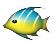 ios emoji tropical fish