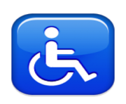 ios emoji wheelchair symbol