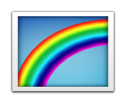 ios emoji rainbow