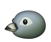 ios emoji bird