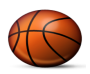 ios emoji basketball and hoop